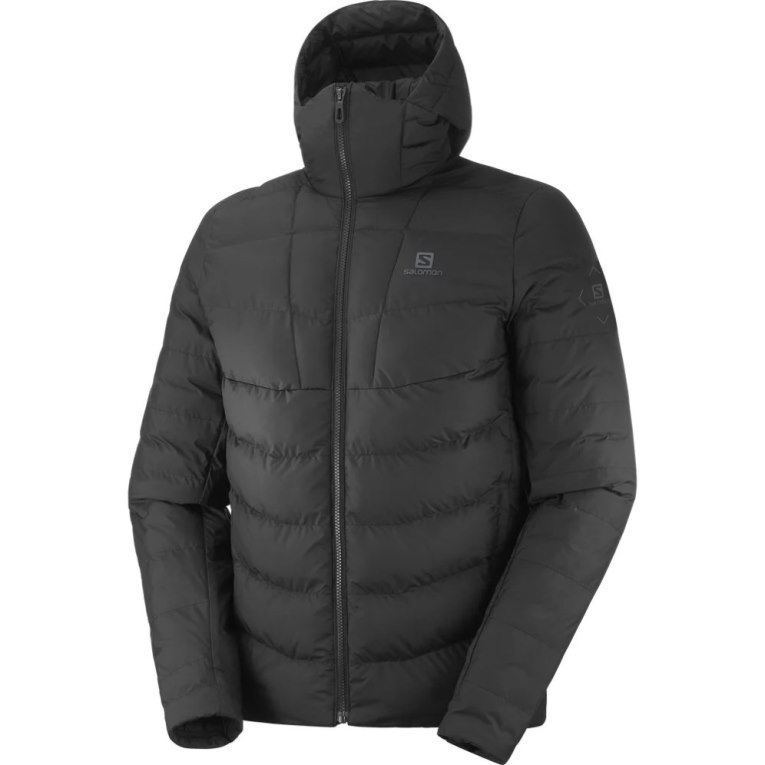 Black Salomon Essential Xwarm Men's Insulated Jackets | IE LU2736